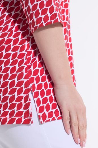 Plus size veliki brojevi Majica 3/4 rukava A kroja za punije