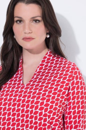 Plus size veliki brojevi Majica 3/4 rukava A kroja za punije