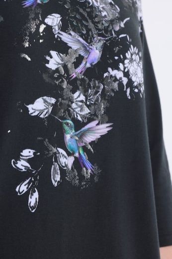 Plus size veliki brojevi Majica 3/4 rukava A kroja za punije