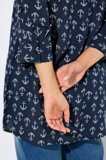 Plus size veliki brojevi Tunika 3/4 rukava za punije