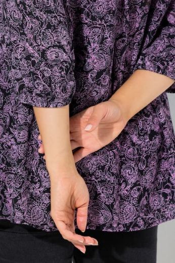 Plus size veliki brojevi Bluza 3/4 rukava za punije