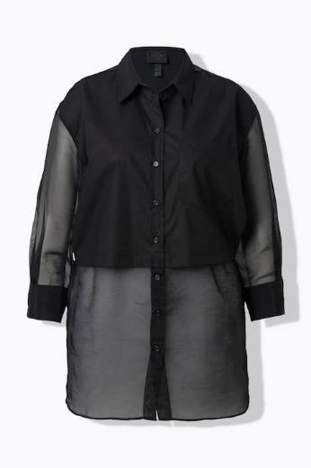 Plus size veliki brojevi Košulja dugih rukava za punije