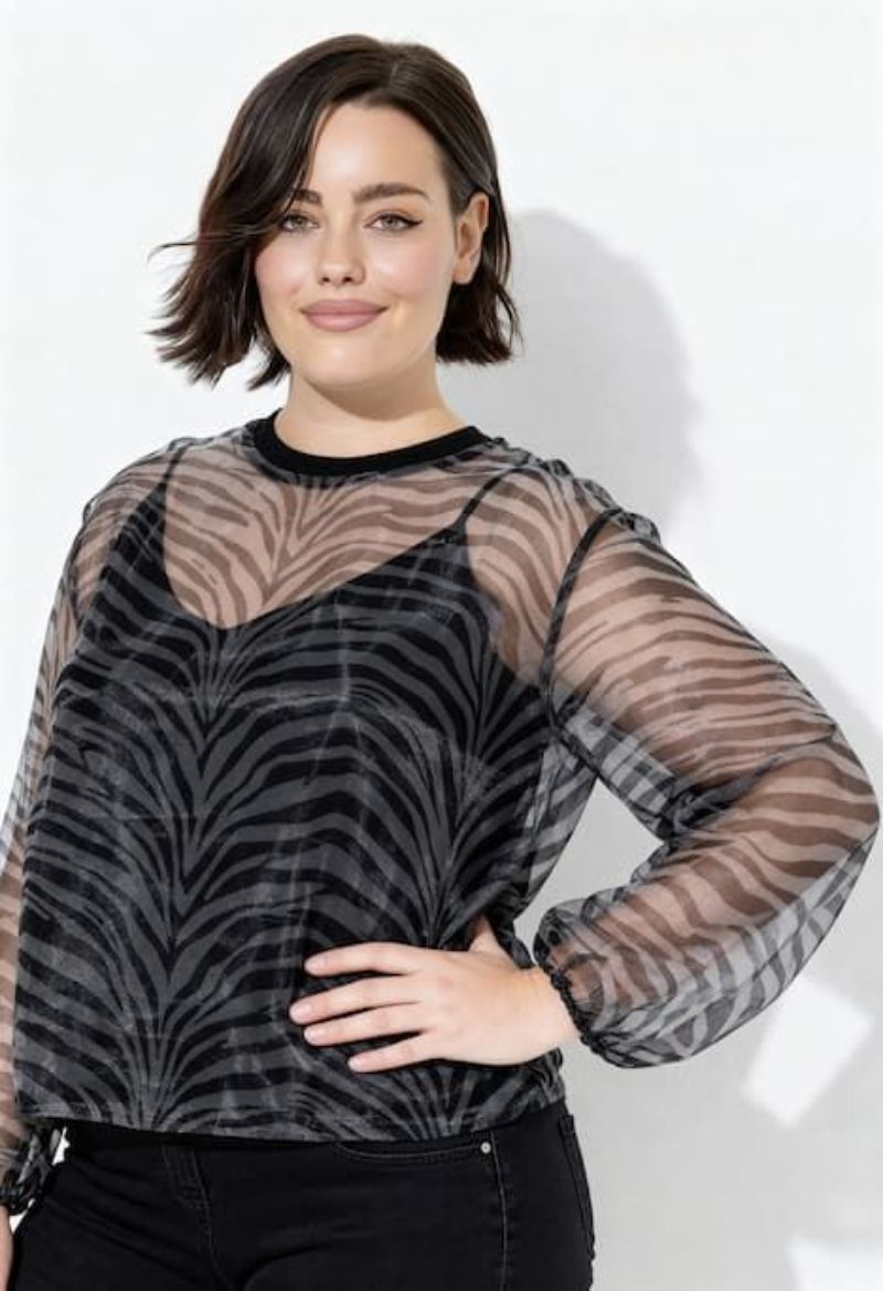 Plus size veliki brojevi Bluza dugih rukava za punije