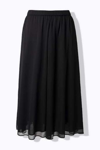 Plus size veliki brojevi Suknja A kroja na volane za punije