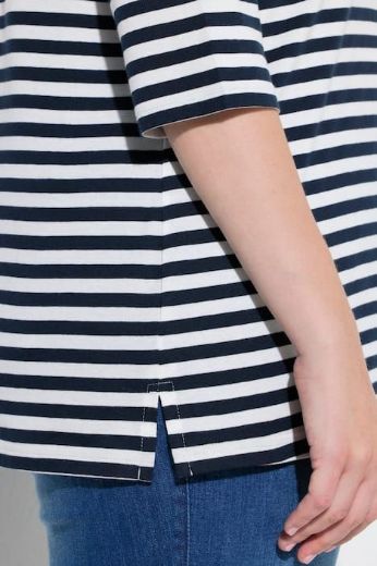 Plus size veliki brojevi Majica 3/4 rukava V ovratnika za punije