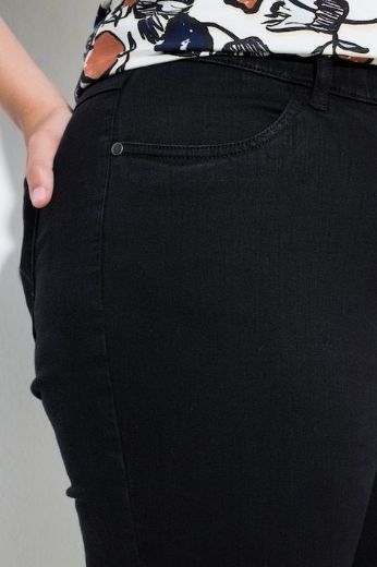 Plus size veliki brojevi Traperice s proširenim nogavicama za punije