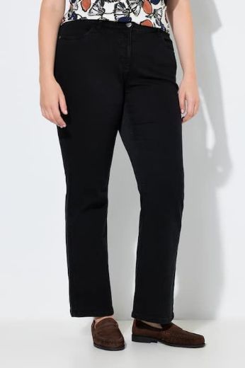 Plus size veliki brojevi Traperice s proširenim nogavicama za punije