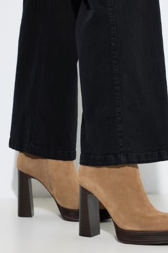 Plus size veliki brojevi Traperice širokih nogavica za punije