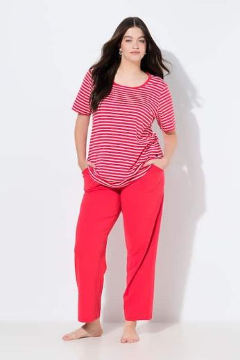 Plus size veliki brojevi Pidžama kratkih rukava i dugih nogavica za punije