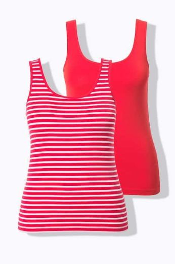 Plus size veliki brojevi Majica bez rukava 2 komada za punije