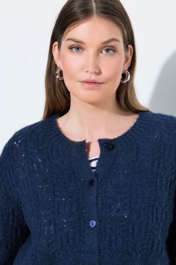 Plus size veliki brojevi Kardigan na kopčanje za punije