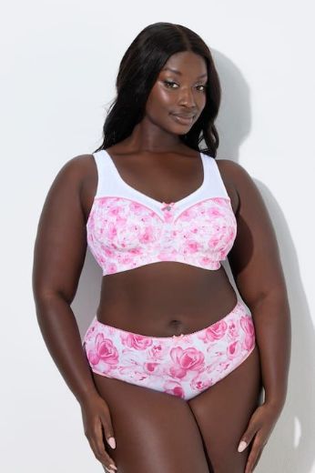 Plus size veliki brojevi Grudnjak bez žice širokih naramenica za punije