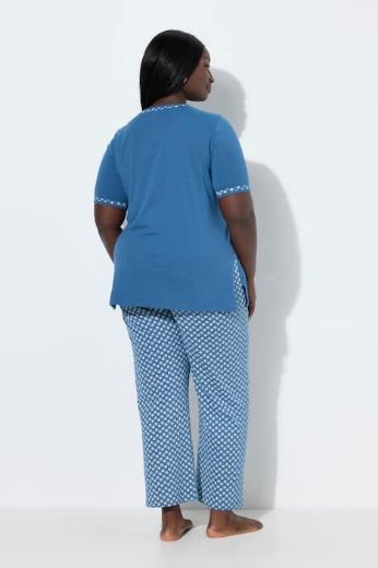 Plus size veliki brojevi Pidžama kratkih rukava i dugih nogavica za punije