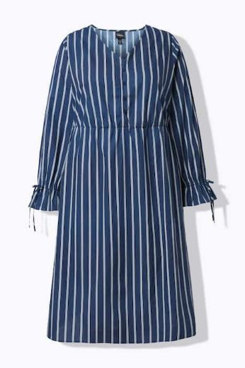 Plus size veliki brojevi Haljina midi dugih rukava za punije