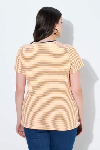 Plus size veliki brojevi Majica kratkih rukava V ovratnika za punije