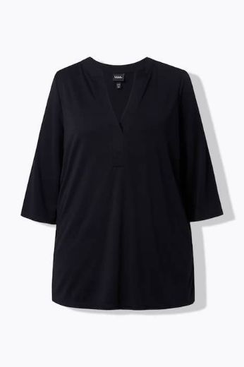 Plus size veliki brojevi Tunika 3/4 rukava A kroja za punije