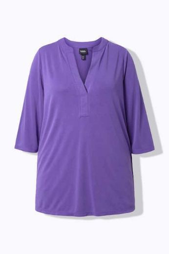 Plus size veliki brojevi Tunika 3/4 rukava A kroja za punije