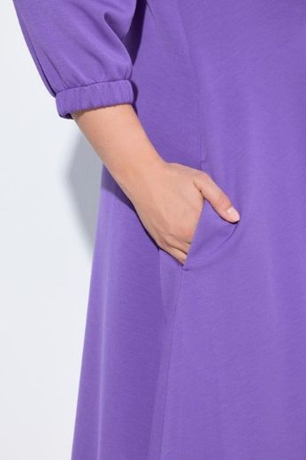 Plus size veliki brojevi Haljina midi 3/4 rukava za punije