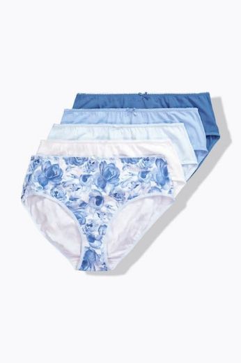 Plus size veliki brojevi Gaćice midi 5 komada za punije