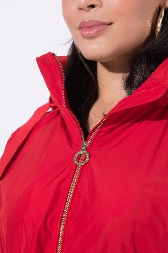 Plus size veliki brojevi Jakna vodoodbojna dužeg A kroja za punije