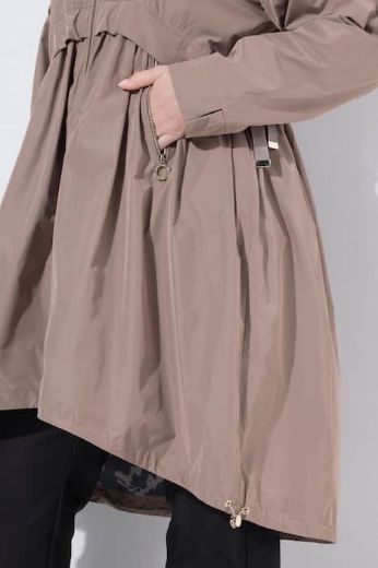 Plus size veliki brojevi Jakna vodoodbojna dužeg A kroja za punije