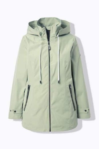 Plus size veliki brojevi Jakna vodootporna s kapuljačom za punije