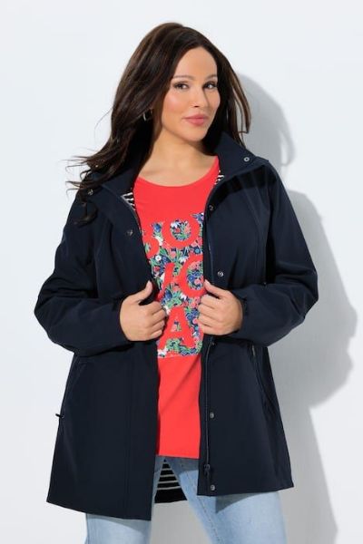 Veliki brojevi Jakna s kapuljačom A kroja moda za punije