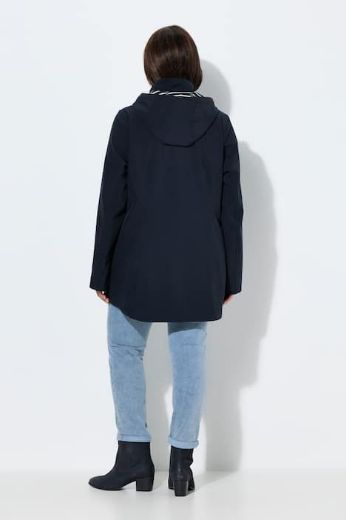 Plus size veliki brojevi Jakna s kapuljačom A kroja za punije