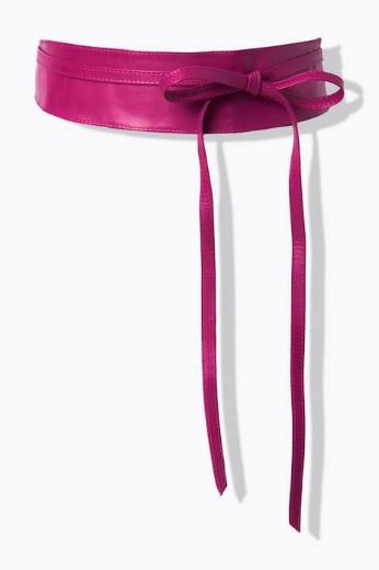 Plus size veliki brojevi Remen kožni na vezanje za punije