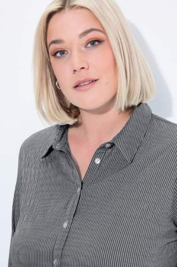 Plus size veliki brojevi Košulja  3/4 rukavi s otvorima za punije