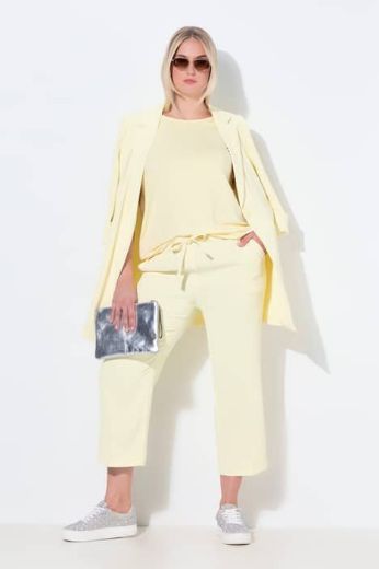 Plus size veliki brojevi Hlače ravnog kroja nogavica s vezanjem u struku za punije