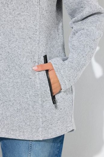 Plus size veliki brojevi Jakna lagana s kapuljačom od flisa za punije