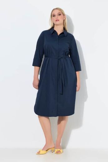 Plus size veliki brojevi Haljina A kroja na vezanje za punije