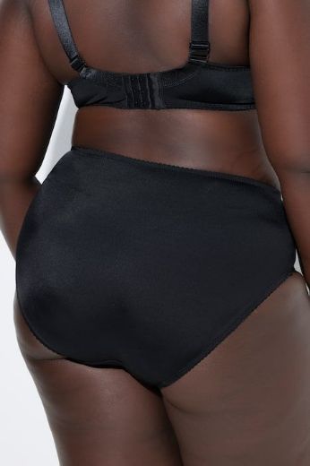 Plus size veliki brojevi Gaćice midi s cvjetnom čipkom za punije