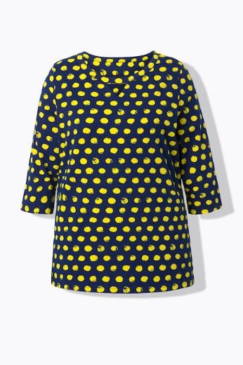 Plus size veliki brojevi Majica 3/4 rukava okruglog ovratnika za punije