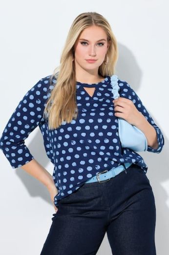 Plus size veliki brojevi Majica 3/4 rukava okruglog ovratnika za punije