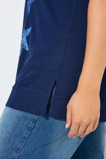 Plus size veliki brojevi Majica kratkih rukava V ovratnika za punije