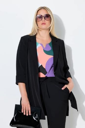 Plus size veliki brojevi Sako 3/4 rukava dužeg kroja za punije