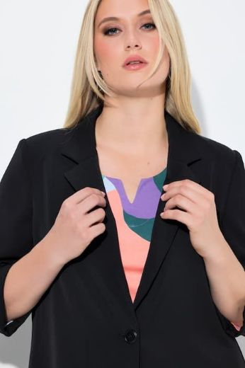 Plus size veliki brojevi Sako 3/4 rukava dužeg kroja za punije