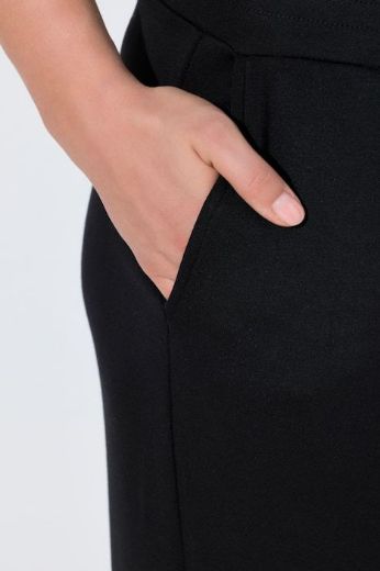 Plus size veliki brojevi Hlače elastičnog struka širokih nogavica za punije