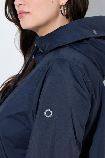 Plus size veliki brojevi Jakna vodootporna s kapuljačom za punije