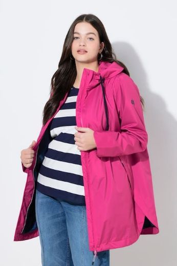 Plus size veliki brojevi Jakna vodootporna s kapuljačom za punije