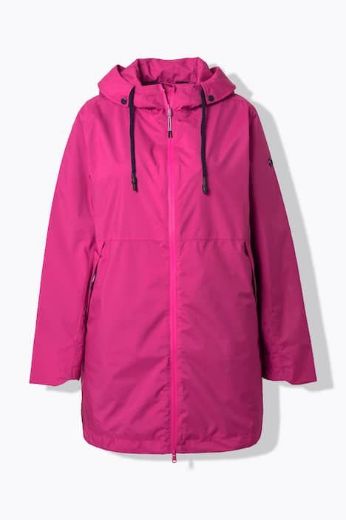 Plus size veliki brojevi Jakna vodootporna s kapuljačom za punije