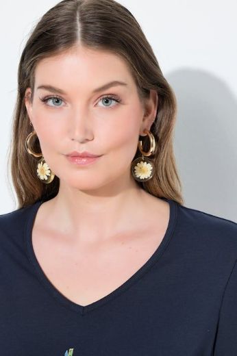 Plus size veliki brojevi Majica 3/4 rukava A kroja za punije