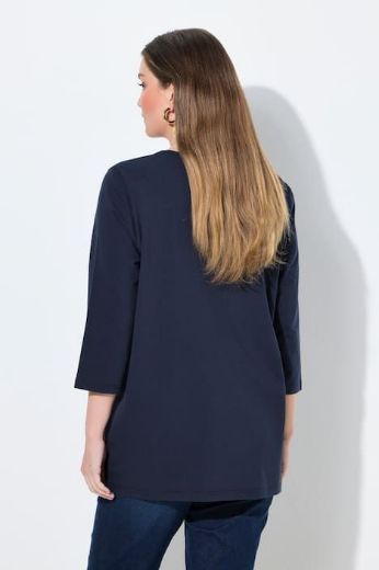 Plus size veliki brojevi Majica 3/4 rukava A kroja za punije