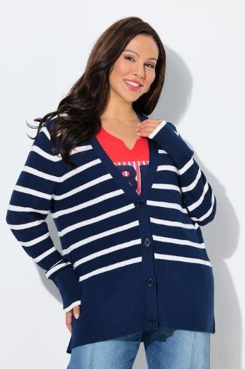 Plus size veliki brojevi Kardigan na kopčanje za punije