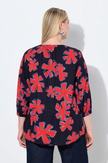 Plus size veliki brojevi Tunika 3/4 rukava A kroja za punije