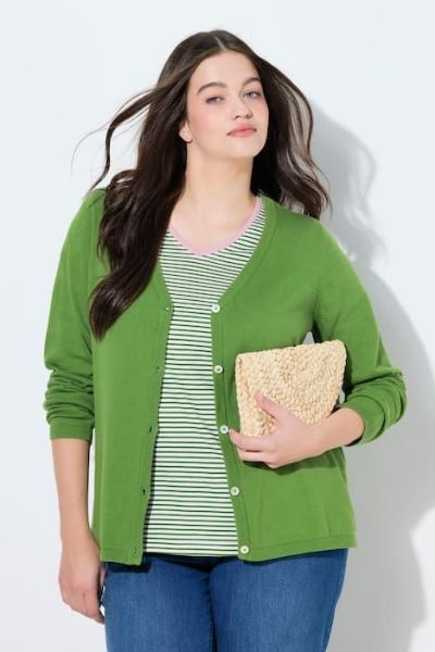 Veliki brojevi Kardigan na kopčanje moda za punije