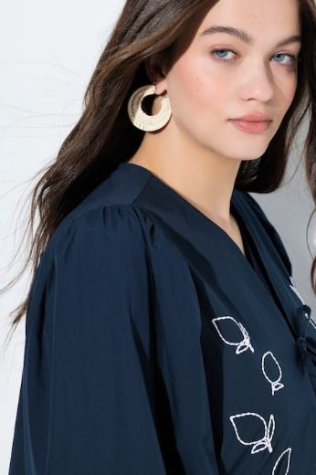 Plus size veliki brojevi Bluza dugih rukava A kroja za punije