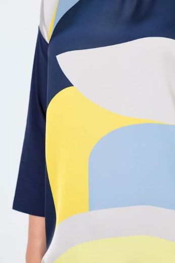 Plus size veliki brojevi Majica 3/4 rukava okruglog ovratnika za punije